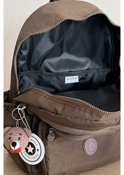 Vizon Orta Boy Okul Çantası Laptop ve Seyahat Sırt Çantası Su Geçirmez Ayıcık Anahtarlık Hediyeli fırsatları