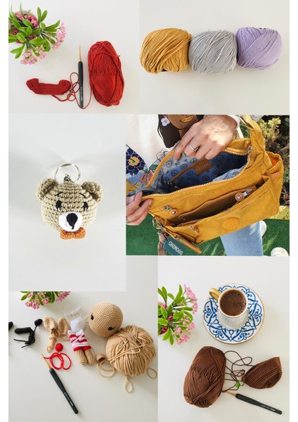 Bej Orta Boy Okul Çantası Laptop ve Seyahat Sırt Çantası Su Geçirmez Ayıcık Anahtarlık Hediyeli