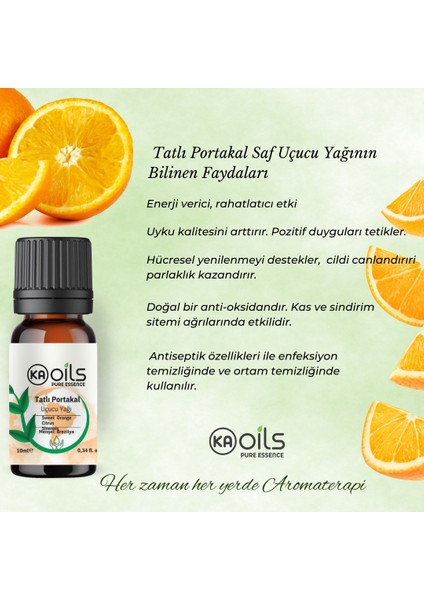 Tatlı Portakal Uçucu Yağı 10 ml