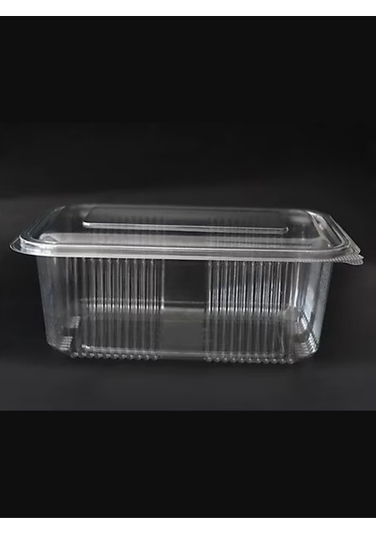 Plastik Kullan At Tek Kullanımlık Saklama Kabı 1000CC 25 Adet