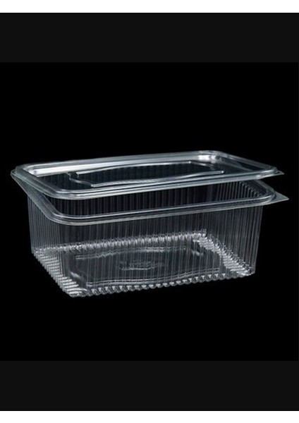 Plastik Kullan At Tek Kullanımlık Saklama Kabı 1000CC 25 Adet