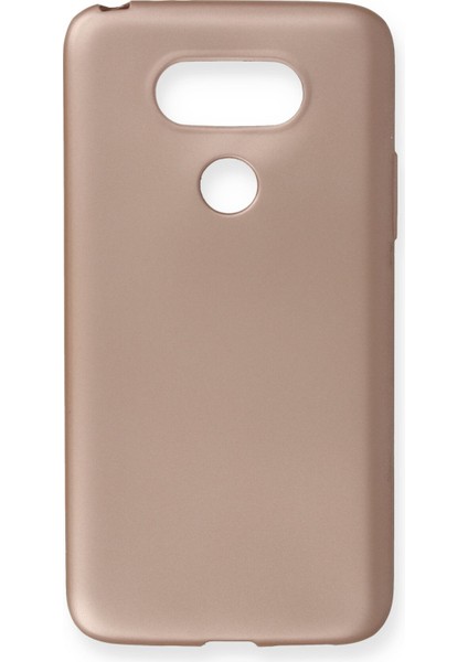 Lg G5 Kılıf Premium Rubber Silikon - Rose Gold 109008