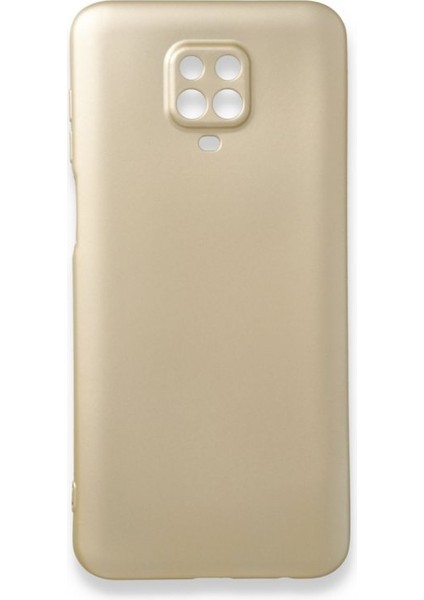 Xiaomi Redmi Note 9 Pro Kılıf First Silikon - Gold