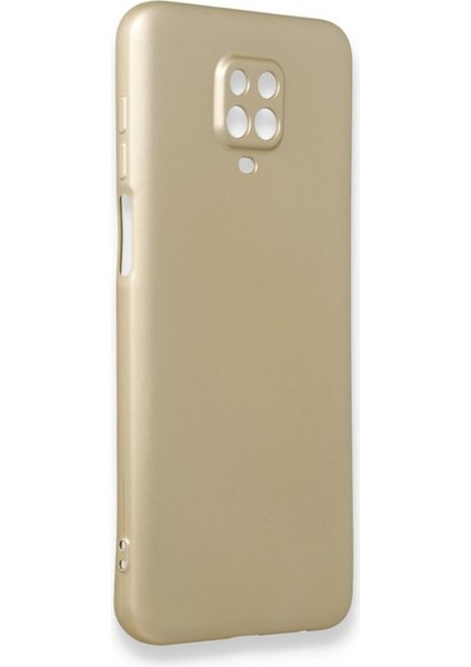 Xiaomi Redmi Note 9 Pro Kılıf First Silikon - Gold