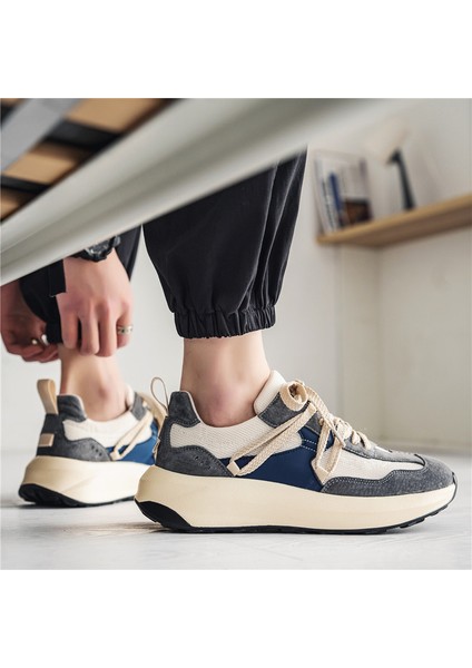 Sonbaharda Gençler Için Yeni Düşük Bilekli Kalın Tabanlı Günlük Spor Ayakkabı (Yurt Dışından) fiyatları