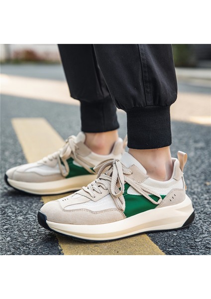 Sonbaharda Gençler Için Yeni Düşük Bilekli Kalın Tabanlı Günlük Spor Ayakkabı (Yurt Dışından) fırsatları