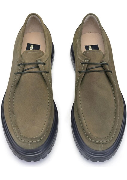 Süet Camel Bağcıklı Erkek Ayakkabı -70353- modelleri