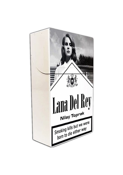 Lana Del Rey Baskılı Sigara Tabakası ve Kaydırmalı Çakmak Seti Kişiye Özel Isimli (Tabaka Isimlidir) fırsatları