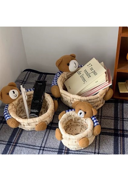 Karakter Ayı Depolama Basketi (Yurt Dışından)