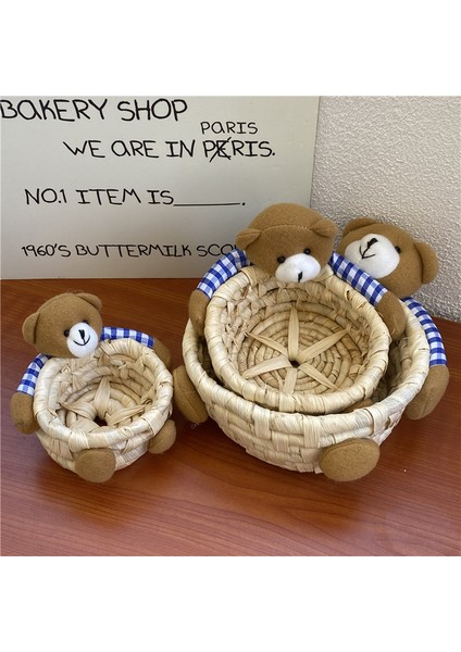 Karakter Ayı Depolama Basketi (Yurt Dışından)