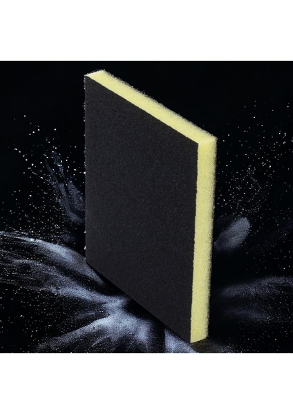 Yassı Sünger Zımpara 9.5 x 12.5 cm Takoz Blok Flex Taşlama Ahşap El Zımparası 150 Kum 1 Adet