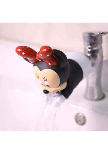 Disney Minnie Mickey Musluk Genişletici Tasarrufu Silikon Çocuk Yıkama El Hayvan Figürü (Yurt Dışından)