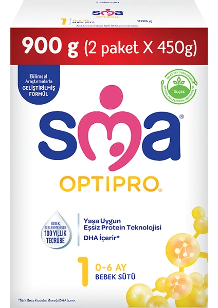 Sma Optipro 1 Probiyotik Bebek Sütü 900 gr