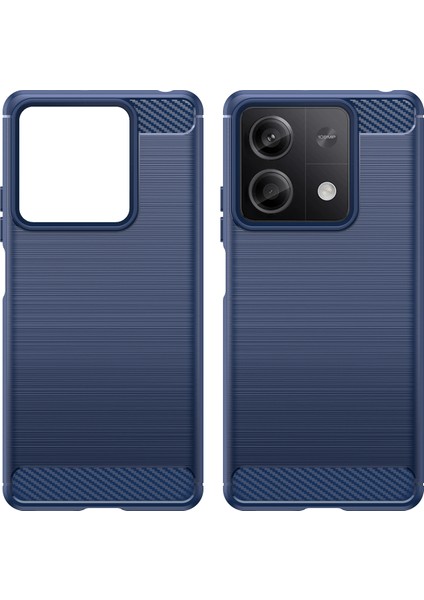Xiaomi Redmi Note 13 Için Yumuşak Karbon Fiber Fırçalanmış Tpu Telefon Kılıfı (Yurt Dışından) fırsatları