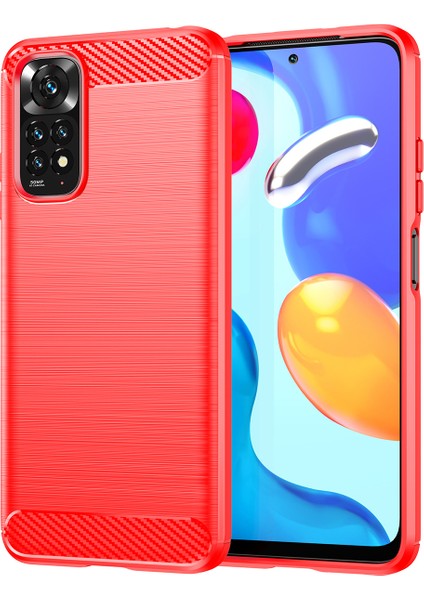 Xiaomi Redmi Note 11 4g / Note 11S Için Yumuşak Karbon Fiber Fırçalanmış Tpu Telefon Kılıfı (Yurt Dışından)