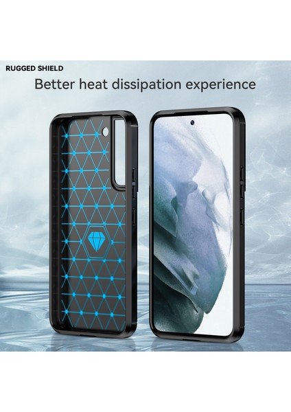 Samsung Galaxy S22+ 5g Için Yumuşak Karbon Fiber Fırçalanmış Tpu Telefon Kılıfı (Yurt Dışından) fırsatları