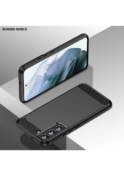 Samsung Galaxy S22+ 5g Için Yumuşak Karbon Fiber Fırçalanmış Tpu Telefon Kılıfı (Yurt Dışından) indirimleri