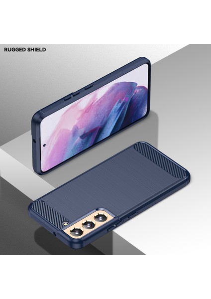 Samsung Galaxy S22+ 5g Için Yumuşak Karbon Fiber Fırçalanmış Tpu Telefon Kılıfı (Yurt Dışından) indirimleri