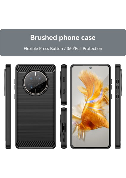 Huawei Mate 50 Için Yumuşak Karbon Fiber Fırçalanmış Tpu Telefon Kılıfı (Yurt Dışından) fırsatları