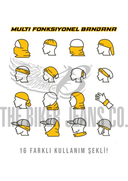 Multi Fonksiyonel Polarlı Bandana Type 29