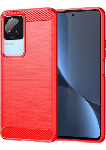 Xiaomi Redmi K50 / K50 Pro Için Yumuşak Karbon Fiber Fırçalanmış Tpu Telefon Kılıfı (Yurt Dışından)