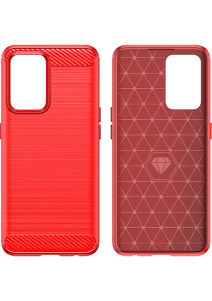 Oppo Find X5 Lite Için Yumuşak Karbon Fiber Fırçalanmış Tpu Telefon Kılıfı (Yurt Dışından) modelleri