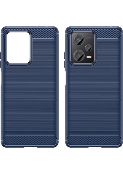 Xiaomi Redmi Note 12 Pro+ Için Yumuşak Karbon Fiber Fırçalanmış Tpu Telefon Kılıfı (Yurt Dışından) fırsatları