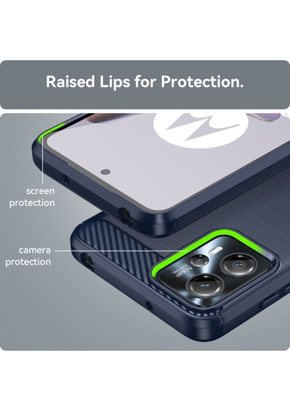 Motorola Moto G23 / G13 Için Yumuşak Karbon Fiber Fırçalanmış Tpu Telefon Kılıfı (Yurt Dışından) indirimleri