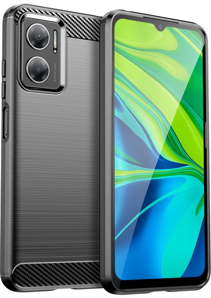 Xiaomi Redmi Note 11E Için Yumuşak Karbon Fiber Fırçalanmış Tpu Telefon Kılıfı (Yurt Dışından)