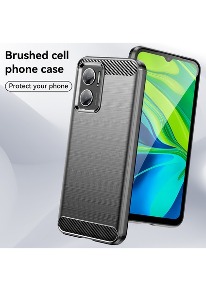 Xiaomi Redmi Note 11E Için Yumuşak Karbon Fiber Fırçalanmış Tpu Telefon Kılıfı (Yurt Dışından) indirimleri