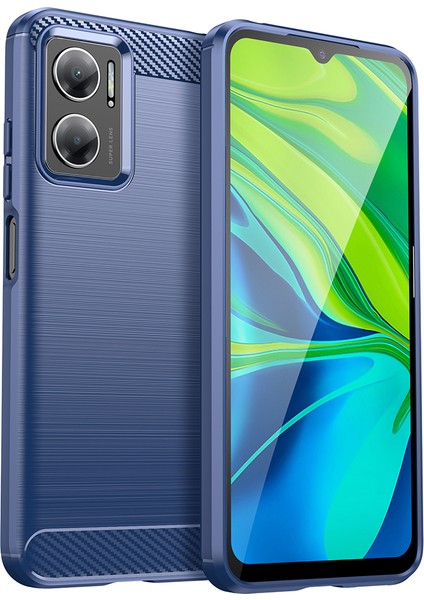 Xiaomi Redmi Note 11E Için Yumuşak Karbon Fiber Fırçalanmış Tpu Telefon Kılıfı (Yurt Dışından)