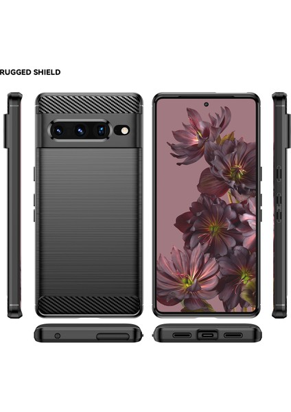Google Pixel 7 Pro Için Yumuşak Karbon Fiber Fırçalanmış Tpu Telefon Kılıfı (Yurt Dışından) fiyatları