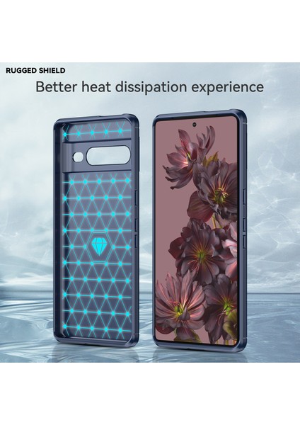 Google Pixel 7 Pro Için Yumuşak Karbon Fiber Fırçalanmış Tpu Telefon Kılıfı (Yurt Dışından) modelleri