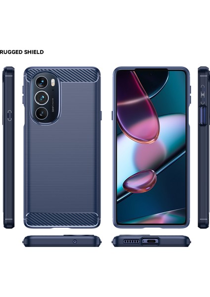 Motorola Edge 30 Pro Için Yumuşak Karbon Fiber Fırçalanmış Tpu Telefon Kılıfı (Yurt Dışından) fiyatları