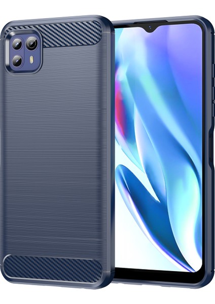 Motorola Moto G50 5g Için Yumuşak Karbon Fiber Fırçalanmış Tpu Telefon Kılıfı (Yurt Dışından)