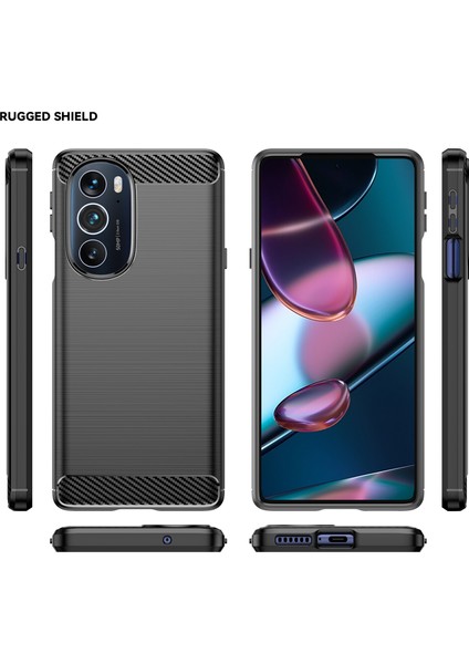 Motorola Edge 30 Pro Için Yumuşak Karbon Fiber Fırçalanmış Tpu Telefon Kılıfı (Yurt Dışından) fiyatları
