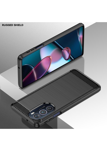 Motorola Edge 30 Pro Için Yumuşak Karbon Fiber Fırçalanmış Tpu Telefon Kılıfı (Yurt Dışından) fırsatları