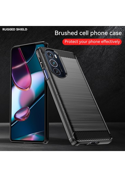 Motorola Edge 30 Pro Için Yumuşak Karbon Fiber Fırçalanmış Tpu Telefon Kılıfı (Yurt Dışından) indirimleri