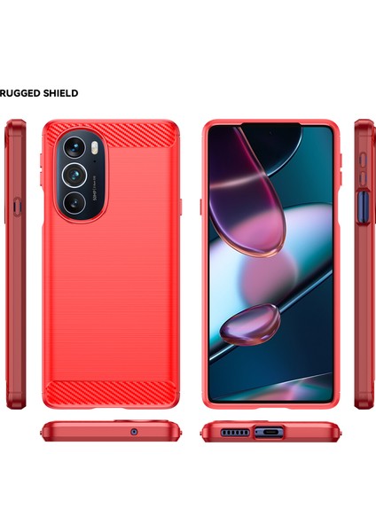 Motorola Edge 30 Pro Için Yumuşak Karbon Fiber Fırçalanmış Tpu Telefon Kılıfı (Yurt Dışından) fiyatları