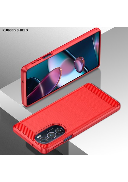 Motorola Edge 30 Pro Için Yumuşak Karbon Fiber Fırçalanmış Tpu Telefon Kılıfı (Yurt Dışından) fırsatları