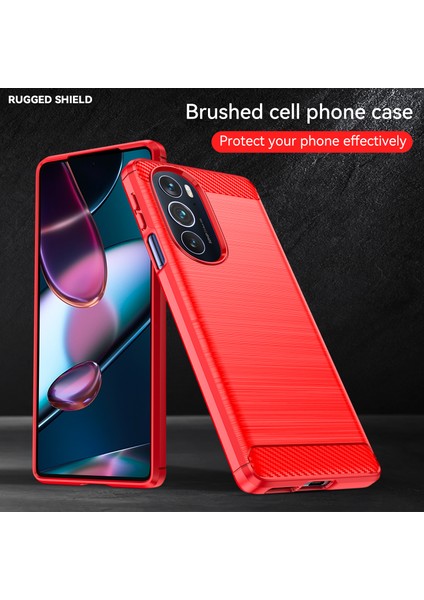 Motorola Edge 30 Pro Için Yumuşak Karbon Fiber Fırçalanmış Tpu Telefon Kılıfı (Yurt Dışından) indirimleri