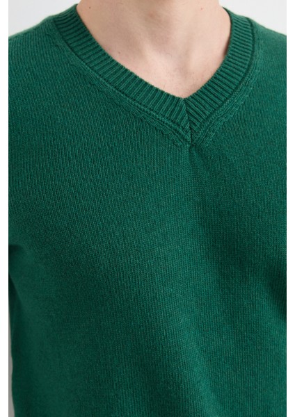 Erkek V Yaka Basic Yün Kazak Ö.başı indirimleri