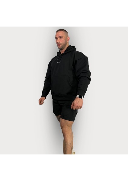 Oversize Pamuklu 3 Iplik Sweatshirt Hoodie - Titan Serisi fırsatları