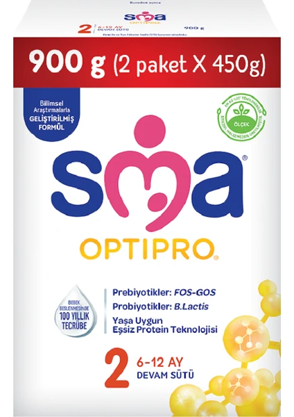 Sma Optipro 2 Probiyotik Devam Sütü 900 gr