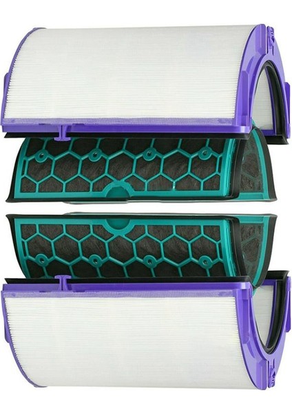 Dyson HP04 TP04 DP04 Mühürlü Iki Aşamalı Hava Temizleme Cihazı Hepa ve Karbon Filtre Seti (Yurt Dışından)
