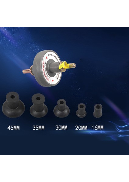 Valf Alıştırma Aracı Eki Pro Araba Tamir Aracı + 5 Emme Plakaları Elektrikli Vana Taşlama Aracı Seti 16/20/30/35/45MM (Yurt Dışından)