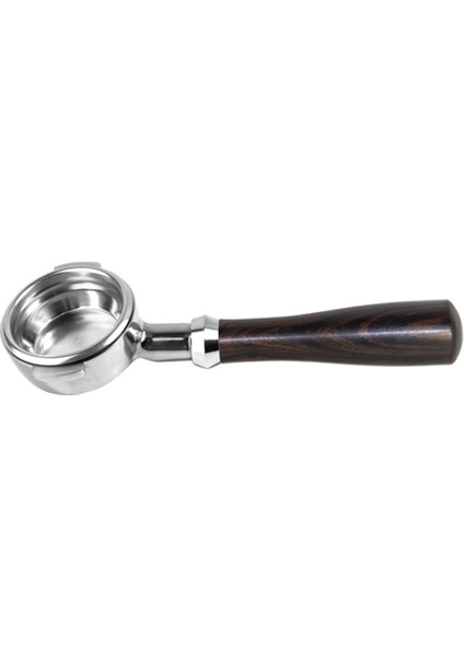 E61 Kahve Makinesi Masif Ahşap Dipsiz Saplı Portafilter 58MM Evrensel Olarak Uygulanabilir Grouphead Abanoz Dipsiz (Yurt Dışından)