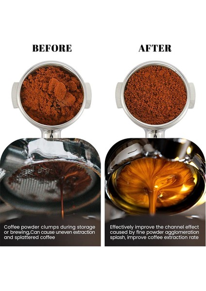 Wdt Aracı, Espresso Dağıtım Araçları, Taşınabilir Espresso Kahve Karıştırıcı, Iğneler 0.4mm Espresso Kahve Karıştırıcı Gümüş (Yurt Dışından)