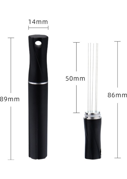 Wdt Aracı, Espresso Dağıtım Araçları, Taşınabilir Espresso Kahve Karıştırıcı, Iğneler 0.4mm Espresso Kahve Karıştırıcı Gümüş (Yurt Dışından)