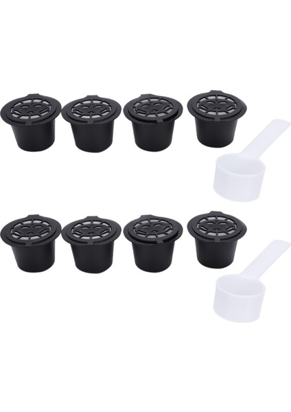Nespresso Makineleri Kaşık Için 8x Doldurulabilir Yeniden Kullanılabilir Kahve Kapsülleri Bölmeleri (Yurt Dışından) fiyatları